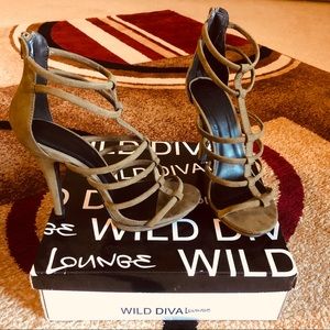 Wild Diva Stiletto Cage Sandal